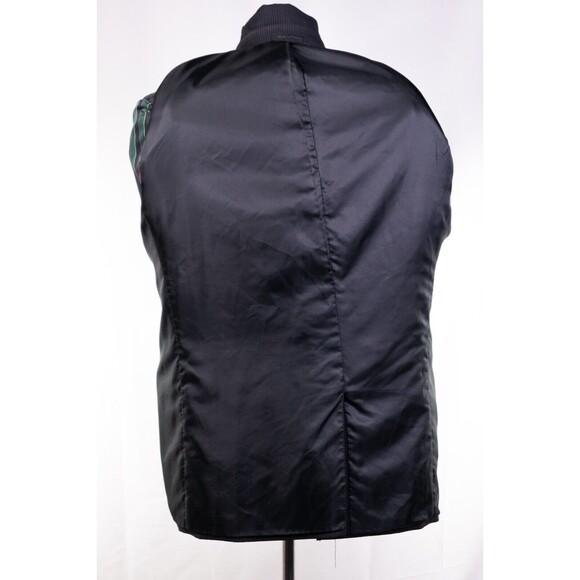 CHAPS Mens Black Wool Blend 2 Button Blazer Sport Coat Single Vent Size 44R - Picture 10 of 12